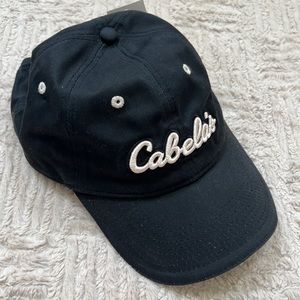 Cabela’s classic cap baseball hat black & white New with tags